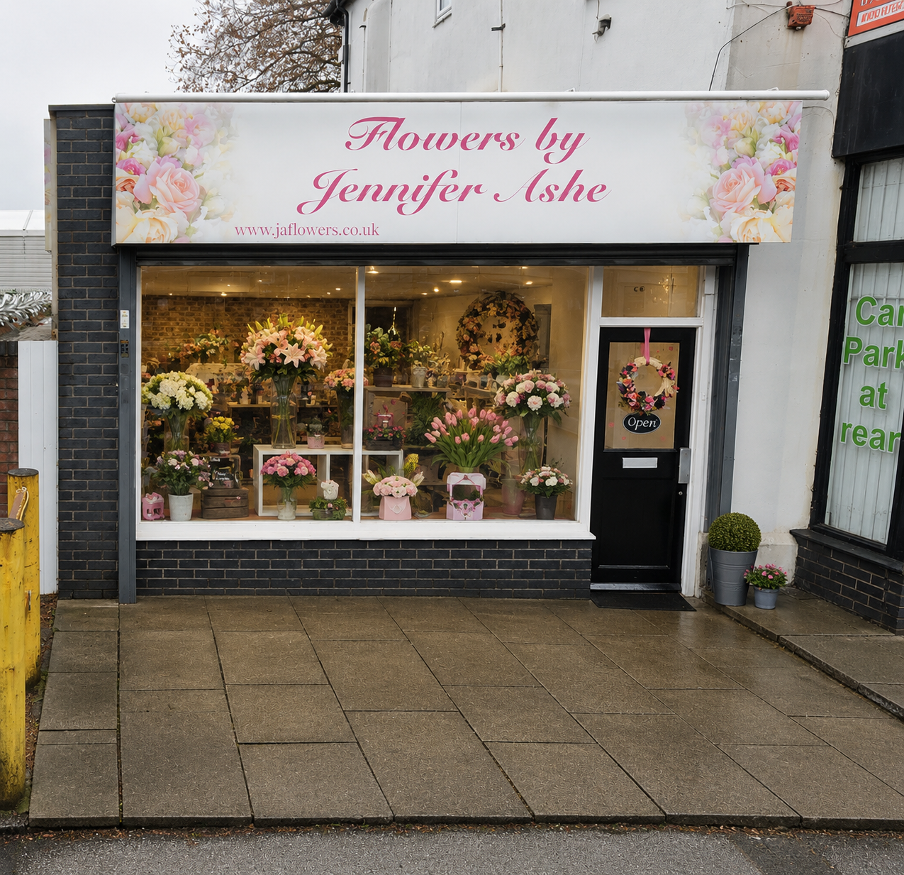 Flowers by Jennifer Ashe florist shop in Willenhall